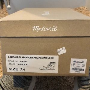 Madewell black sandals